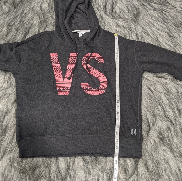 🖤SOLD🖤Victoria's Secret logo hooded sweatshirt - Picture 7 of 9